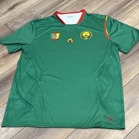 Le Coq Sportif Cameroon World Cup 2022 Jersey Player Issued Size. 2 XL - Picture 1 of 11